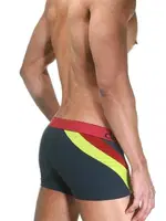 Antrasit Parçalı Desenli Erkek Boxer Darkzone DZN4111 detay görünüm