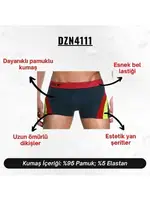 Antrasit Parçalı Desenli Erkek Boxer Darkzone DZN4111 görsel 4
