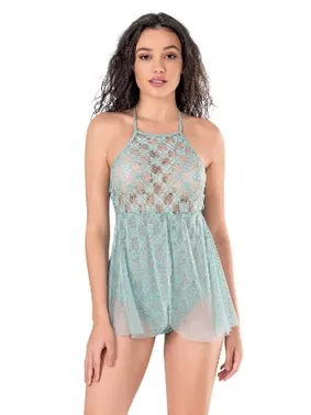 Ahu Lingerie Aqua Bodysuit Seksi Gecelik Ahu Primoda 9140 - Alternatif Görünüm