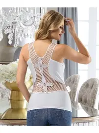 Derya Kurşun Arkası Güpürlü Kadın Atlet Derya Kurşun 171