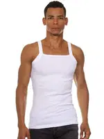 Askılı Beyaz Erkek Atlet  Darkzone DZN7101