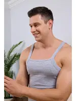 Askılı Gri Erkek Atlet  Darkzone DZN7102 görsel 6