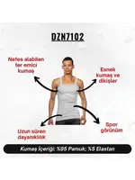 Askılı Gri Erkek Atlet  Darkzone DZN7102 görsel 8