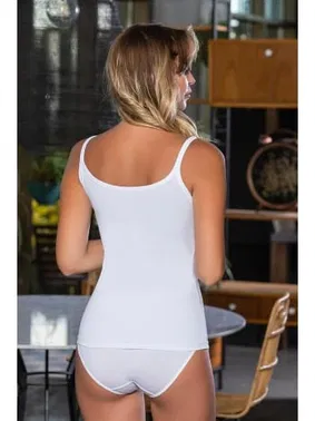 Gallipoli Askılı Kadın Beyaz Atlet Gallipoli MGP11473 - Alternatif Görünüm