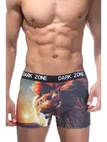 Aslan Desenli Renkli 3D Boxer Darkzone DZN1052