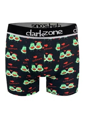 Darkzone Avakado Çift Desenli Sevgililer Günü Erkek Boxer Darkzone DZNVD1102