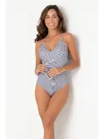 Ayarlanabilir Askılı Sırt Dekolteli Çizgili Mayo DoReMi 002-000999 Çizgili görsel 6