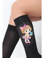 Ayben Aks. Mikro Çocuk Dizaltı Çorap Siyah Daymod D2242009 Siyah