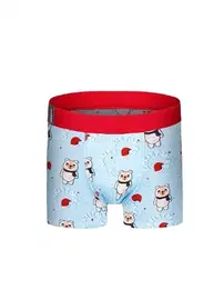 Darkzone Ayıcık Desenli Yılbaşı Erkek Boxer (Dijital Baskılı) Darkzone DZNNY0004
