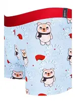 Ayıcık Desenli Yılbaşı Erkek Boxer (Dijital Baskılı) Darkzone DZNNY0004 farklı açı