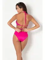 Bağlama Detaylı Fuşya Normal Bel Bikini Takım DoReMi 002-001006 Fuşya görsel 7