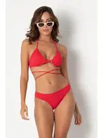Bağlama Detaylı Normal Bel Kırmızı Bikini Takım DoReMi 002-001000 Kırmızı görsel 5