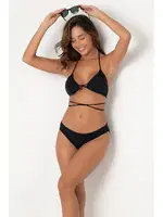 Bağlama Detaylı Normal Bel SiyahBikini Takım DoReMi 002-001001 Siyah görsel 5