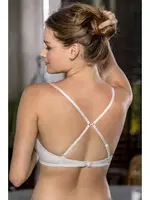 Balenli Arkası Çapraz Ekru Tam Destekli Sütyen Gallipoli 11180 Ekru detay görünüm