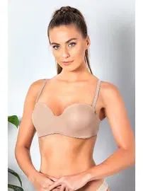 Gallipoli Balenli Desteksiz Straplez Kadın Lotus Sütyen Gallipoli 11260
