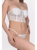 Balenli Fantezi Büstiyer Takım Miorre 001-002313 Beyaz görsel 9