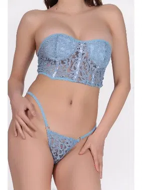 Miorre Balenli Fantezi Büstiyer Takım Miorre 001-002313