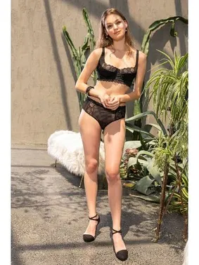 Gallipoli Balenli Kapsız Toparlayıcı Siyah Minimizer Sütyen Gallipoli MGP11320