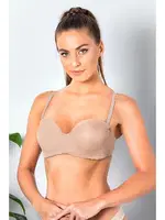 Balenli Tam Destekli Push Up Lotus Straplez Sütyen Gallipoli 11261