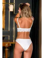 Balensiz Kaplı Ekru Bralet Sütyen Slip Külot Takım Gallipoli MGP31351 Ekru detay görünüm