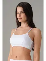 Balensiz Transparan Sırt Detaylı Kadın Sütyen Doreanse 5623 Beyaz