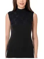 Balıkçı Göğüs Duble Dantel Atlet T-shirt 1281 Siyah