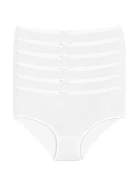 Yıldız Çamaşır Bambu Bato Beyaz 6'lı Paket Kadın Külot Yıldız 3920