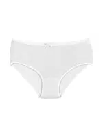 Bambu Bato Beyaz 6'lı Paket Kadın Külot Yıldız 3920 Beyaz detay görünüm