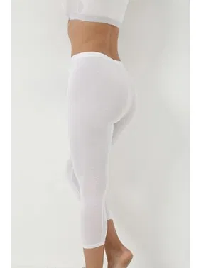 Arma Yıldız Bambu Beyaz Kadın Diz Alti Kapri Tayt Arma Yıldız 3712 - Alternatif Görünüm