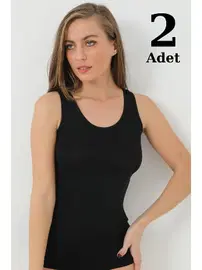 Arma Yıldız Bambu Kalın Askılı Atlet Siyah Arma Yıldız 3702 - 2 ADET