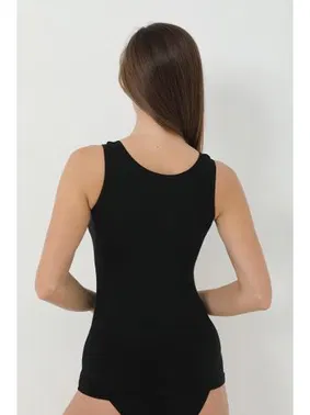 Arma Yıldız Bambu Kalın Askılı Atlet Siyah Arma Yıldız 3702 - 2 ADET - Alternatif Görünüm