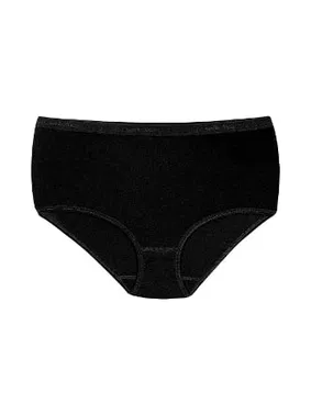 Yıldız Çamaşır Bambu Kemerli Kadın Siyah 6'lı Paket Bato Külot Yıldız 3946 - Alternatif Görünüm