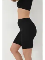 Bambu Siyah Diz üstü Tayt Arma Yıldız 3711 Siyah farklı açı