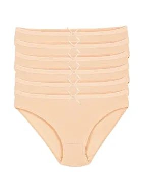 Yıldız Çamaşır Bambu Ten 6'lı Paket Bikini Kadın Külot Yıldız 3913