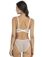 Basic Tül Çapraz Boş Cup Sütyen Takım Fabony 4190 görsel 4