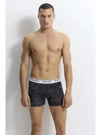 Wooster Baskılı Math Lovers Strech Cotton Erkek Boxer Wooster W-036 - 3 Adet