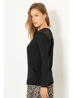 Bayan Pijama Üstü DoReMi 002-000648 Siyah görsel 4