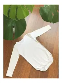 Arma Yıldız Bebek Uzun Kollu Beyaz Çıt Çıtlı Zıbın Arma Yıldız 5561