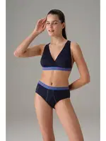 Bel Bantlı Kadın Lacivert Boxer Model Külot Doreanse 7151 Lacivert