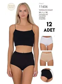 Berrak 12Li Toparlayıcı Karışık Renk Kadın Külot Berrak 11656