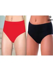 Berrak Renkli Ribana Kadın Bato Külot 12Li Berrak 2086