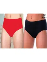 Renkli Ribana Kadın Bato Külot 12Li Berrak 2086 Siyah