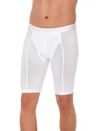 Yıldız Çamaşır Beyaz 3'lü Paket Uzun Modal Erkek Boxer Yıldız 160