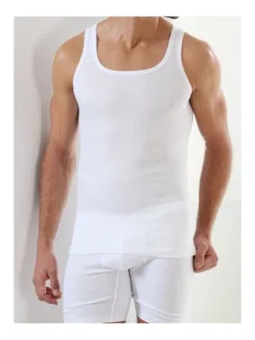 Sistina Sporcu Erkek 3'lü Atlet Ribana Beyaz Sistina 07 - Alternatif Görünüm