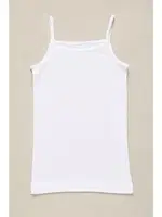 Beyaz 6li Paket Kız Çocuk Atlet İp Askılı %100 Pamuklu Ribana Arma Yıldız 5520 - 6 ADET Beyaz detay görünüm