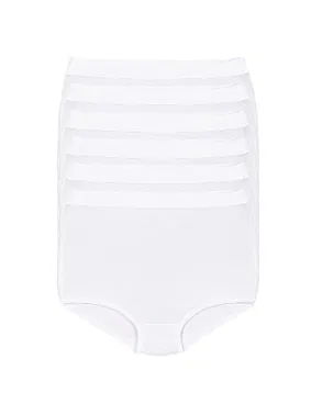 Yıldız Çamaşır Beyaz 6'lı Paket Modal Toparlayıcı Kadın Külot Yıldız 4200B