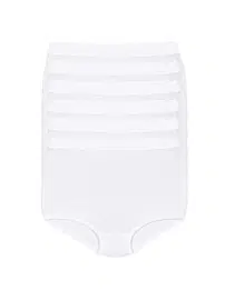 Yıldız Çamaşır Beyaz 6'lı Paket Modal Toparlayıcı Kadın Külot Yıldız 4200B