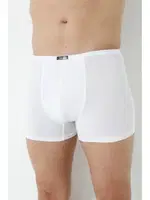 Beyaz Bambu Boxer Ince Bel Lastikli Arma Yıldız 1190 - 5 ADET Beyaz detay görünüm