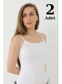 Arma Yıldız Beyaz Bambu İp Askılı Atlet Arma Yıldız 3701 - 2 ADET