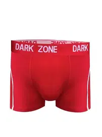 Darkzone Beyaz Çizgili Kırmızı Erkek Boxer Darkzone DZN3106